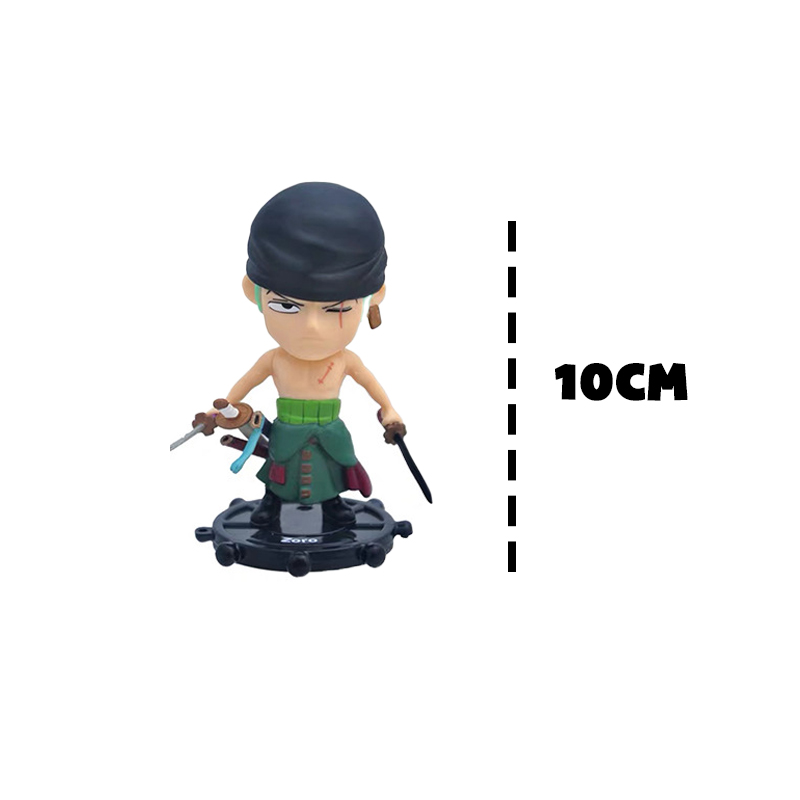 Mô hình One Piece - Roronoa Zoro Santoryu Mini 10cm 1 Mô hình Naruto